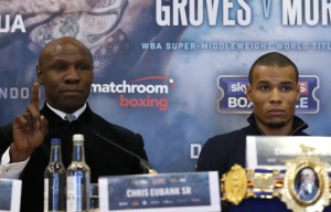 Chris Eubank Sr has been blasted by the son of his great rival Nigel Benn, Conor at a tense conference