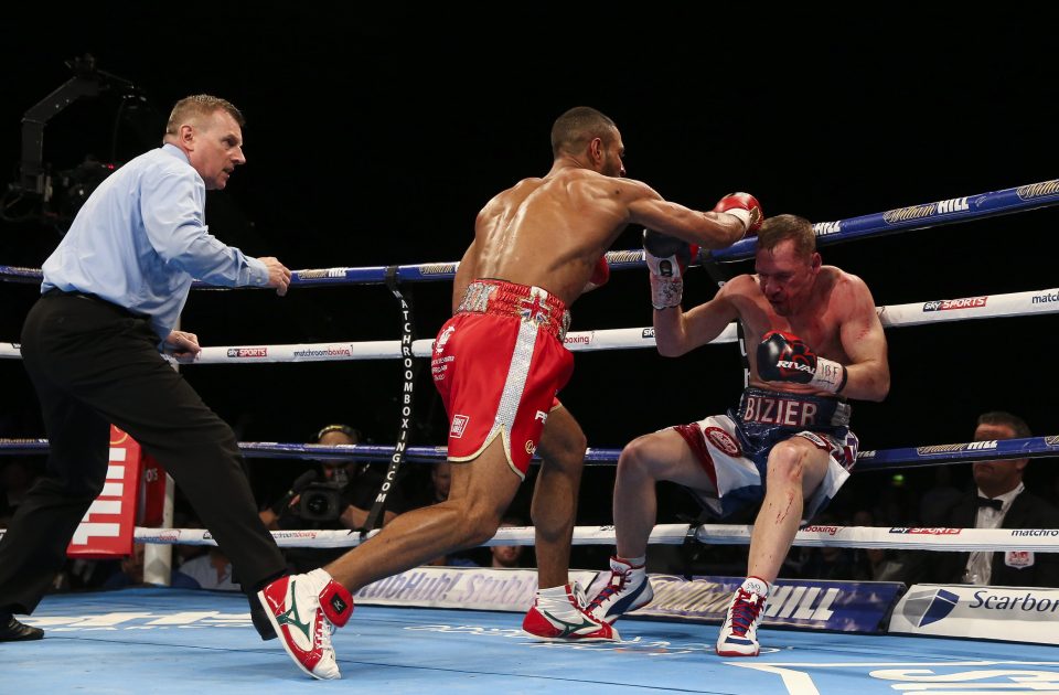 Kell Brook saw off Kevin Bizier to defend his IBF world welterweight title