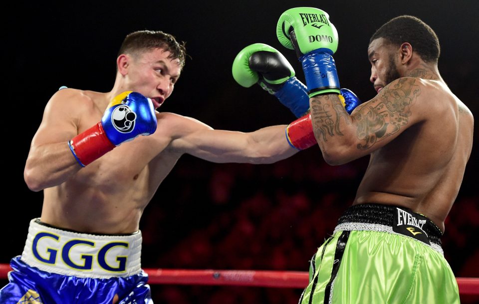 Gennady Golovkin is fearsome with both hands and throws powerful punches