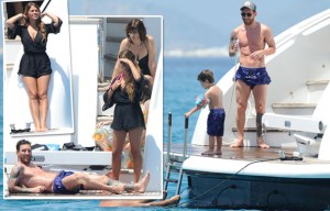 Barcelona star Lionel Messi relaxes on his superyacht just days after dodging time in jail