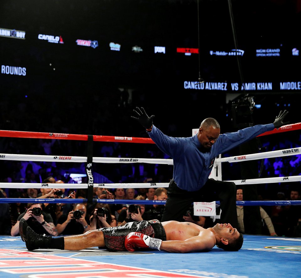 Some called for Khan to retire after his brutal KO at the hands of Saul Alvarez