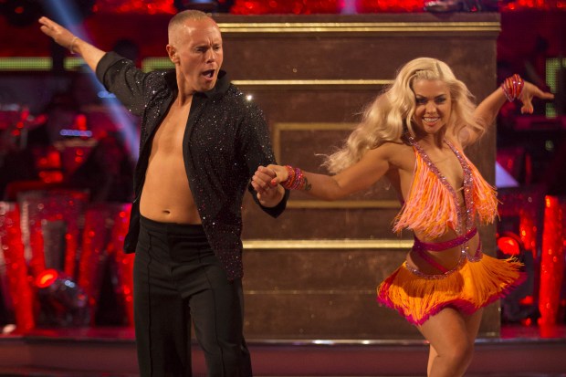 Judge Rinder has revealed he caught his dance partner Oksana Platero buying a kinky sex toy online