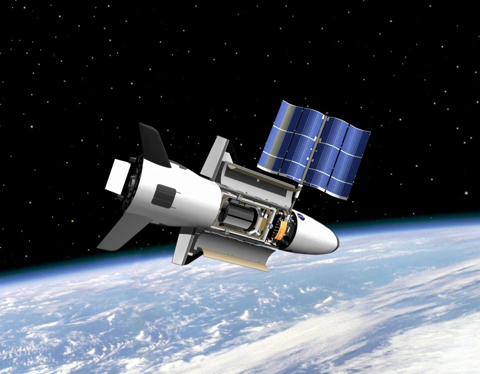 The web has been baffled by the reason behind the space plane's flight