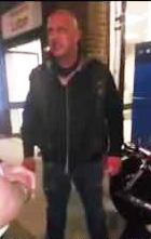 The moment Toverell was caught out as he thought he was meeting a young girl at Luton train station