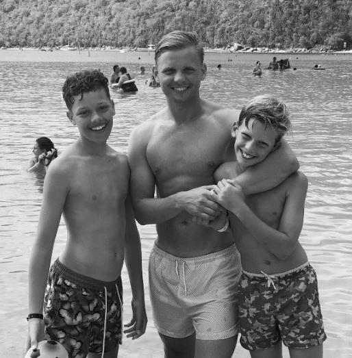  Proud dad Jeff Brazier has shared candid shots of his brood on Instagram