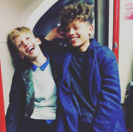  Jeff says the boys have lucked out by inheriting their mum's good looks