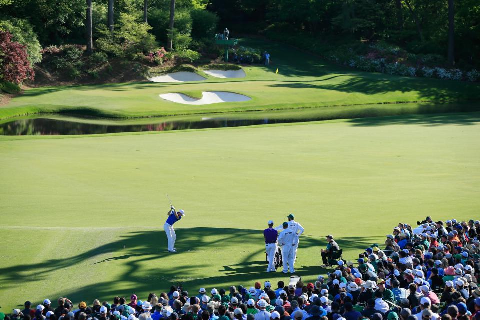  Amen Corner is the most famous stretch of holes at Augusta but viewers won't be able to see it non-stop