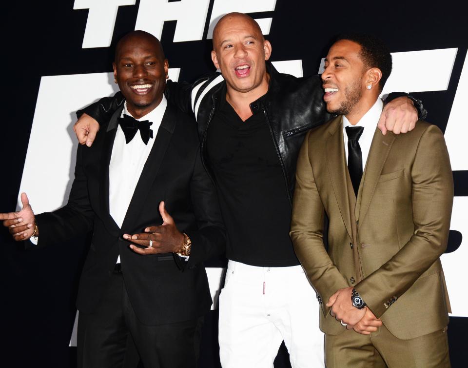 Tyrese Gibson, Vin Diesel, Ludacris 