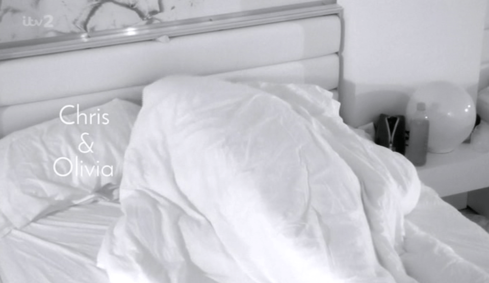  Olivia told fellow Islanders she did it in the communal bedroom while they slept