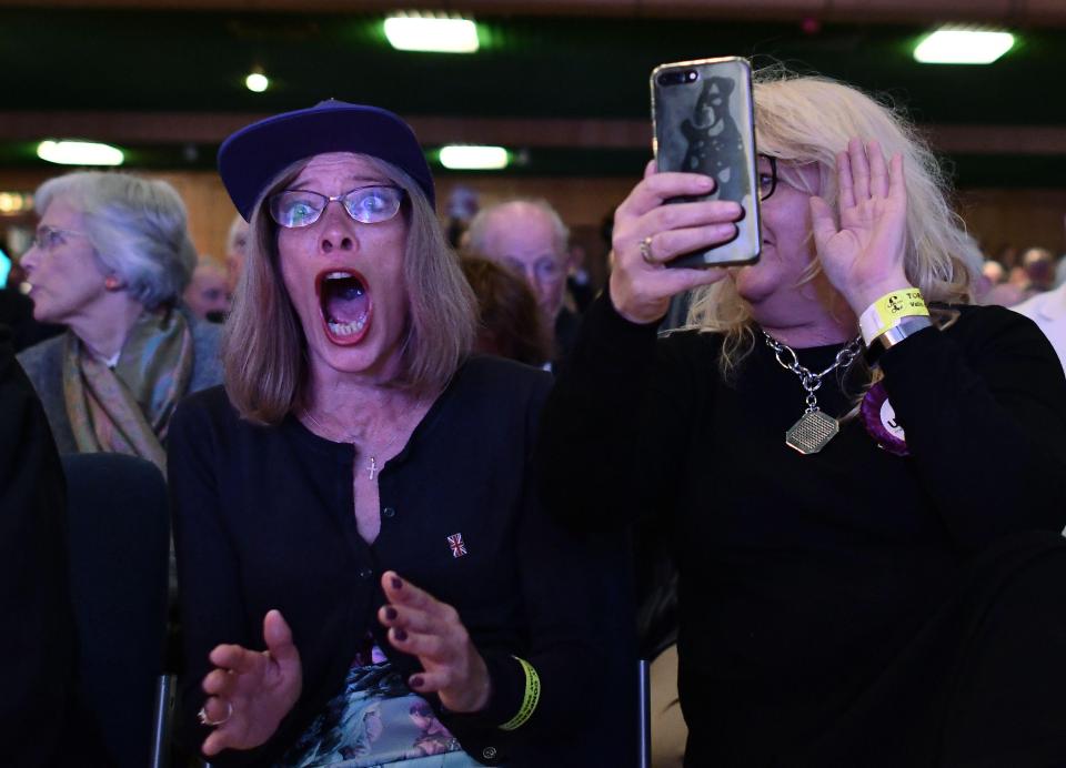  There was shock and joy when the announcement was made