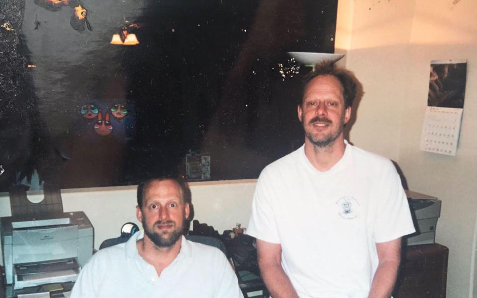 Paddock, right, pictured with his brother Eric, left, in 2002
