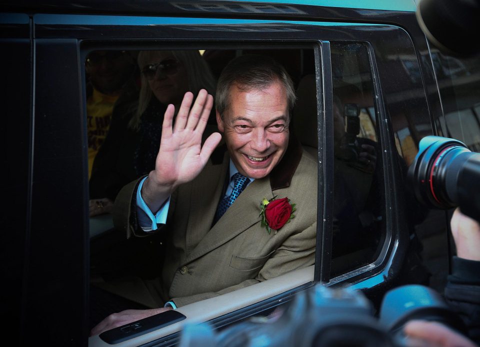  Mr Farage had to recant his claim his car had been tampered with