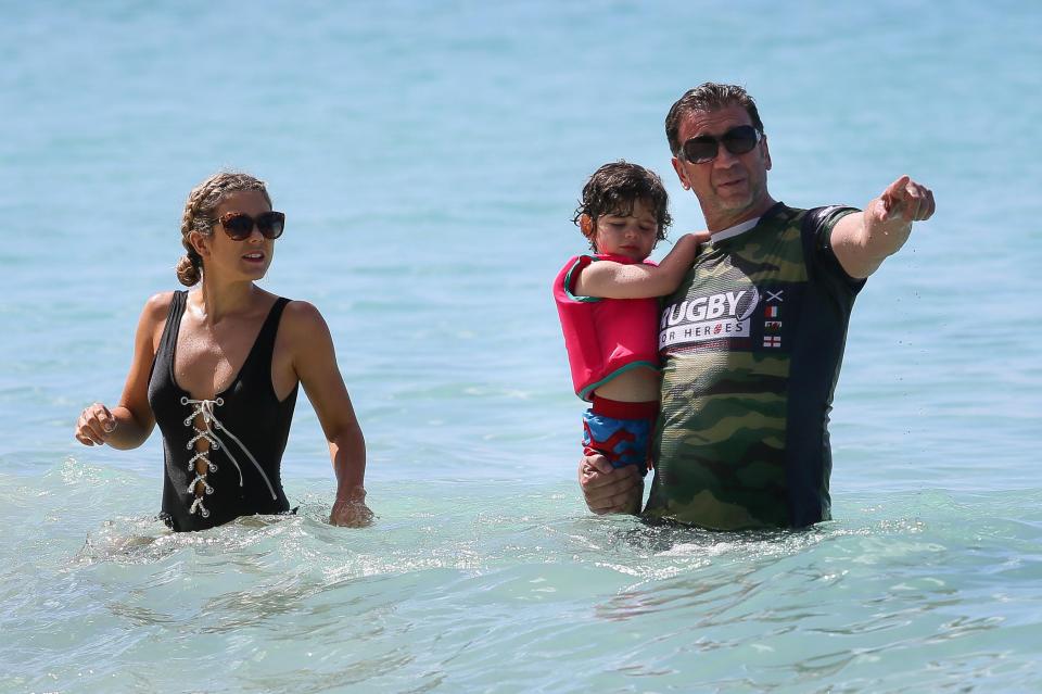 The couple split last year and a re parents to three-year-old son Eddie