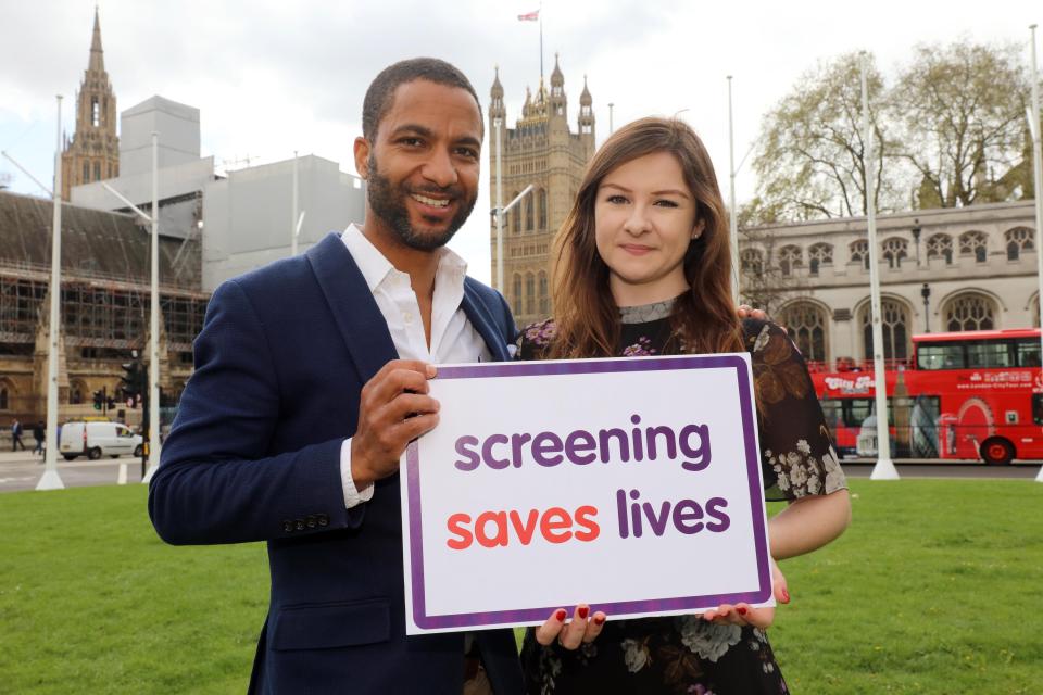Today, joined by TV presenter Sean Fletcher, who's mum died of bowel cancer in her 50s, Lauren took her 440,000-strong petition to Westminster