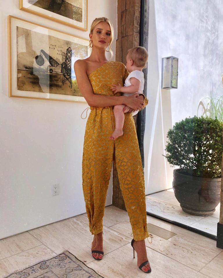  Rosie Huntington-Whiteley has shared her son Jack's lavish birthday celebrations with her fans