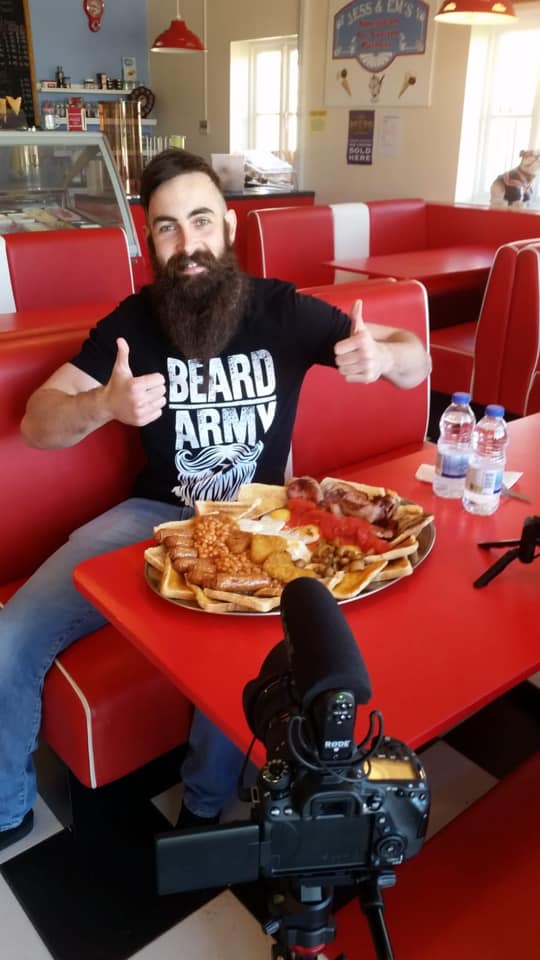  The massive £15 4,000 calorie breakfast has eight times the amount of food of a normal full English
