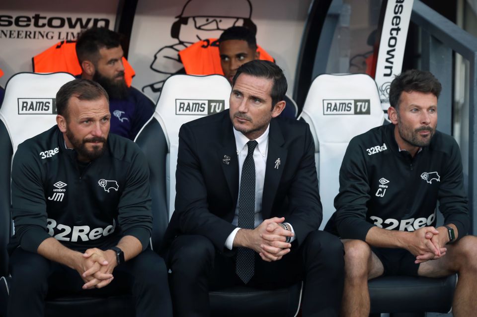  Frank Lampard will be joined at Chelsea by Jody Morris, left, and Chris Jones, right