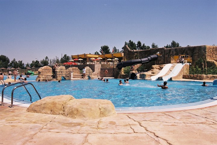 Segóbriga Park was forced to close for two days after poo was found in the pool