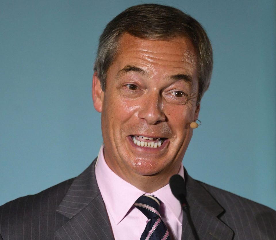  Mr Farage’s Brexit Party has offered the Tories a 'non-aggression pact' and says the two would romp to a collective majority