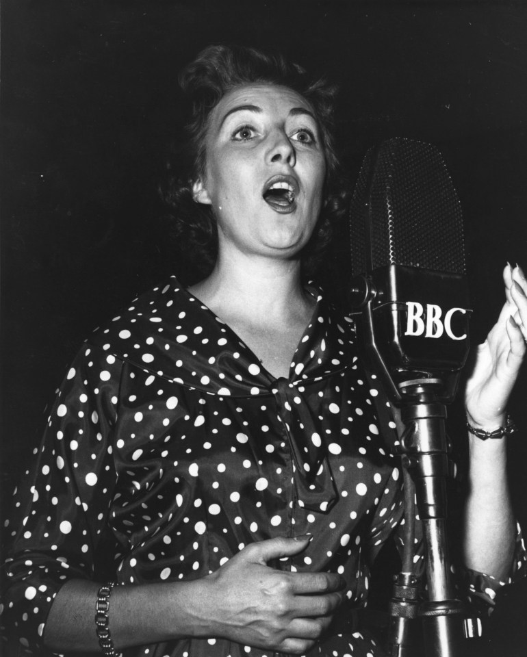 Her anthems during World War Two united the country