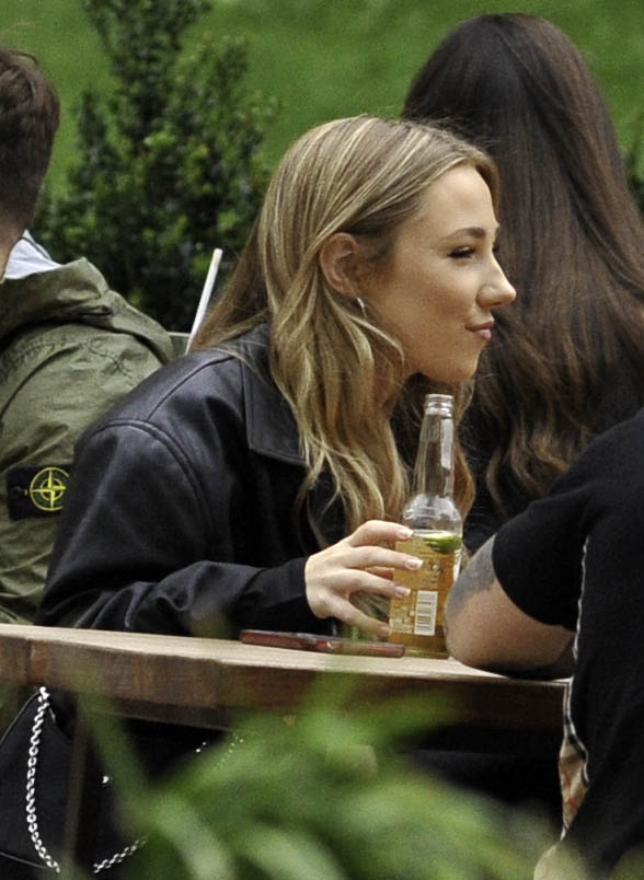 Ruby drank Sol beer with lime in it