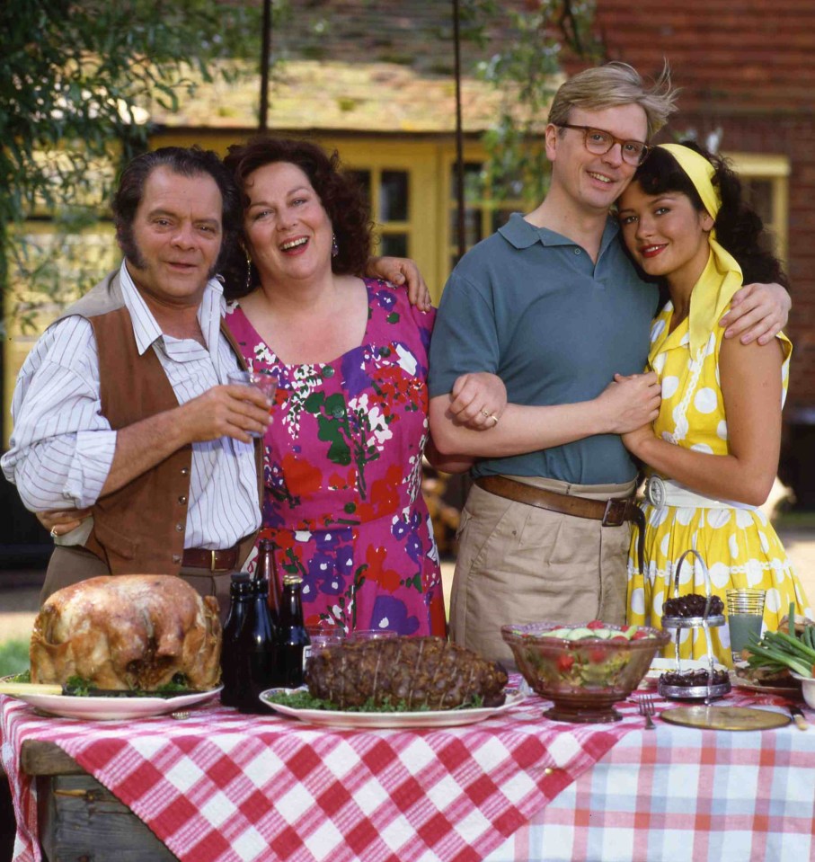 Pop, Ma, Charley and Mariette in The Darling Buds of May back in 1992