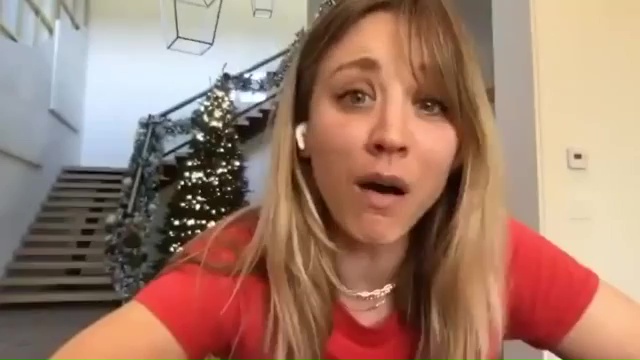 Kaley was touched by Gabe's answer 