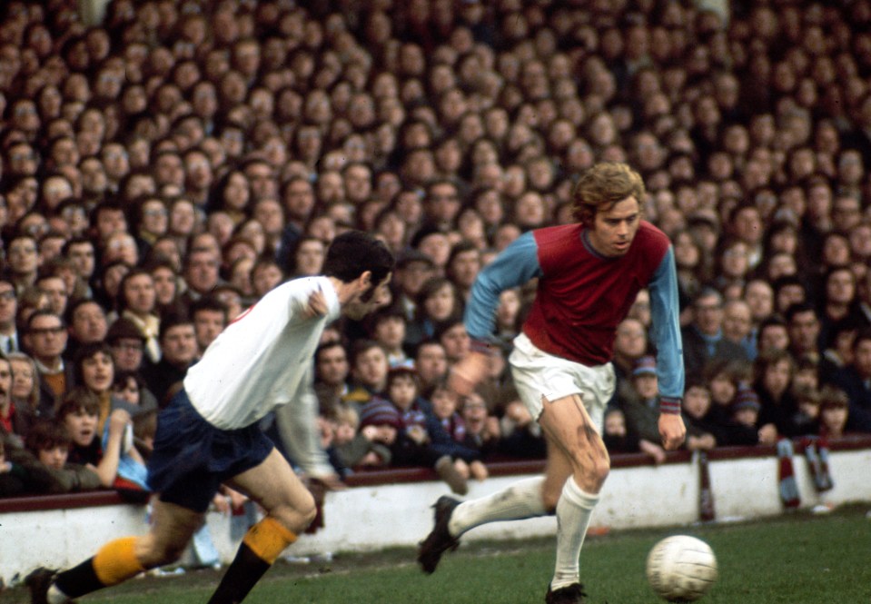 'Arry playing for West Ham in 1972