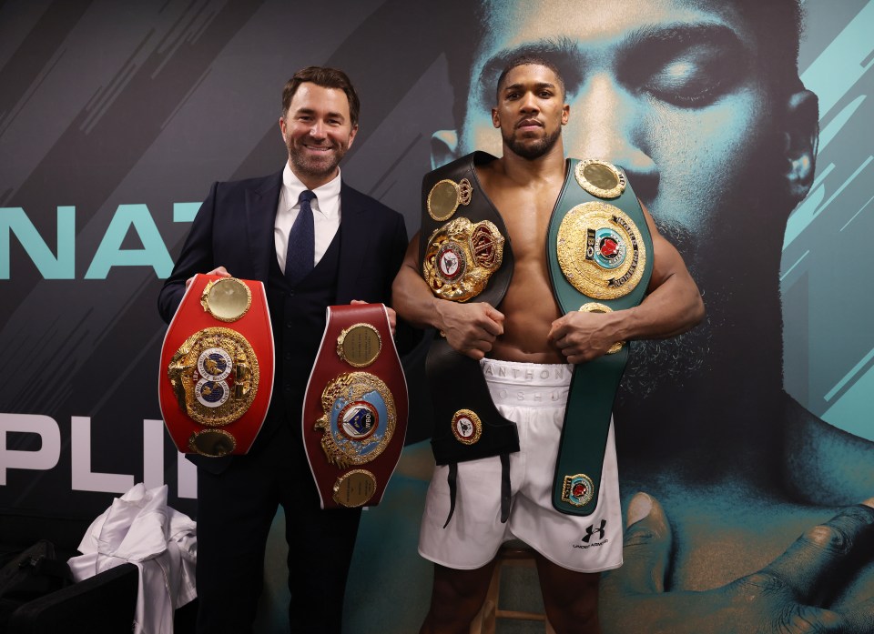 Eddie Hearn says Anthony Joshua always believed Tyson Fury never wanted to fight him