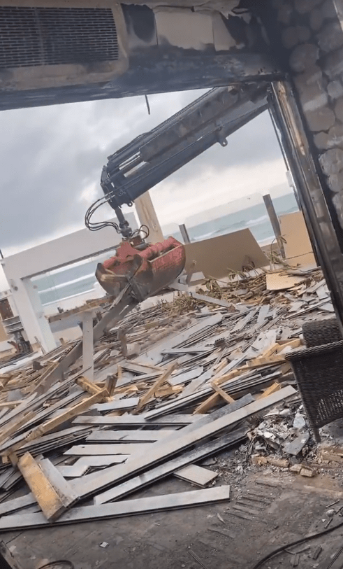 The site is currently being cleared