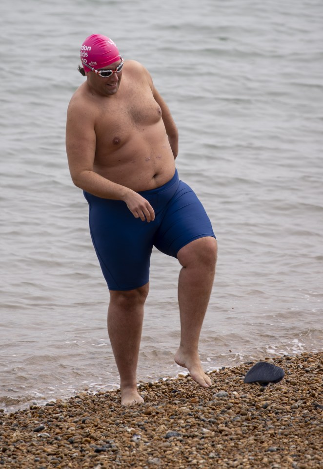 Arg would love to swim the English channel one day