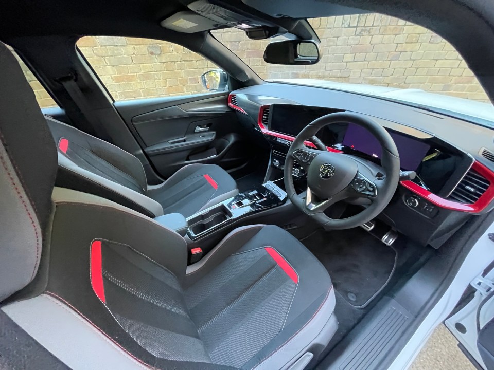 The large infotainment system is fitting for a car from the future
