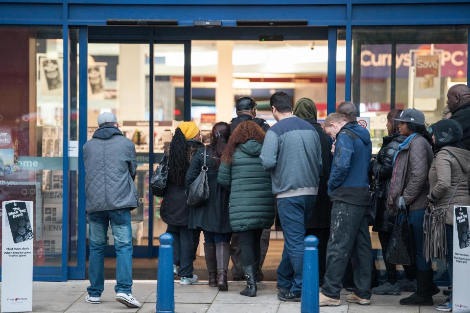 In the UK, Brits will spend an estimated £9billion by the end of Black Friday weekend