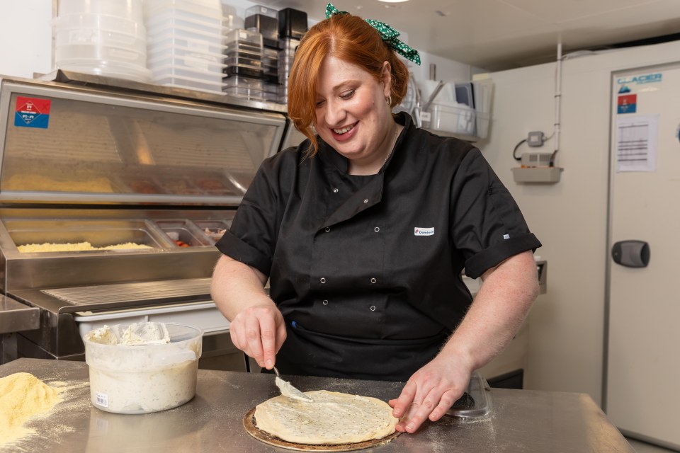 Domino's Product Development Manager Alex White helps design the menu