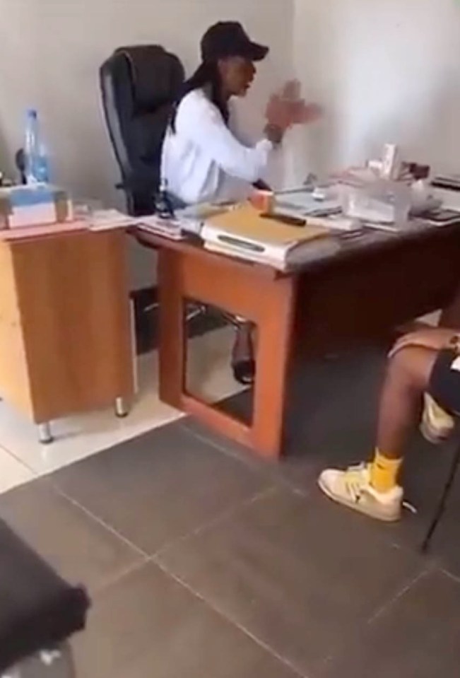 He is believed to be telling a member of his coaching staff