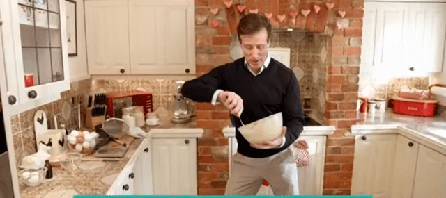 He showed off his kitchen on This Morning