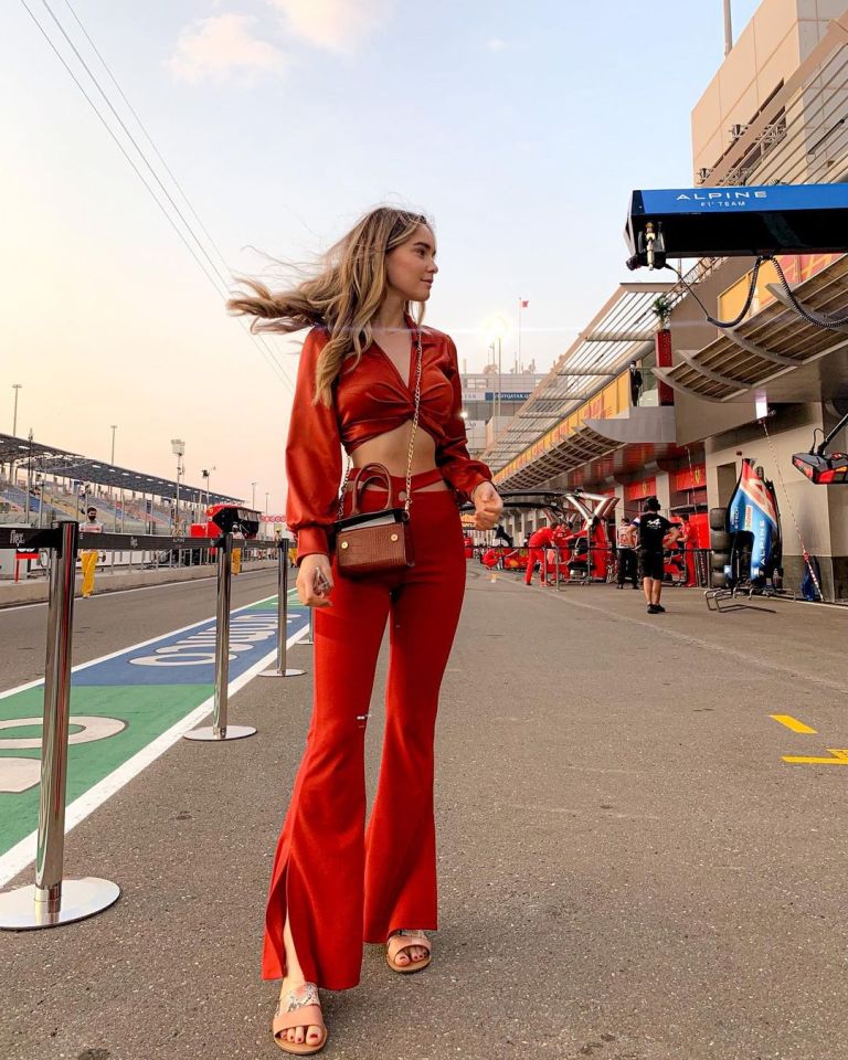You can take it as red that Elena Berri is one of F1's most popular Wags