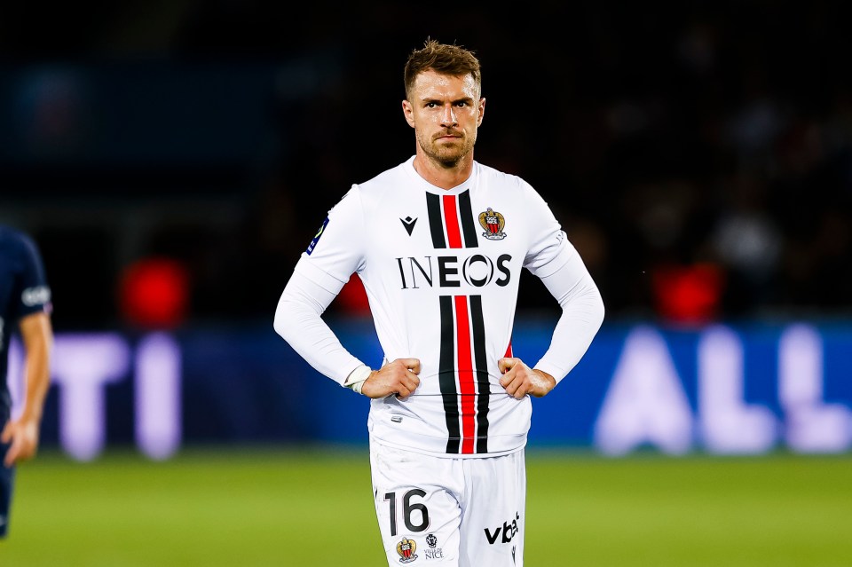 Aaron Ramsey has enjoyed his first season with Nice in Ligue 1