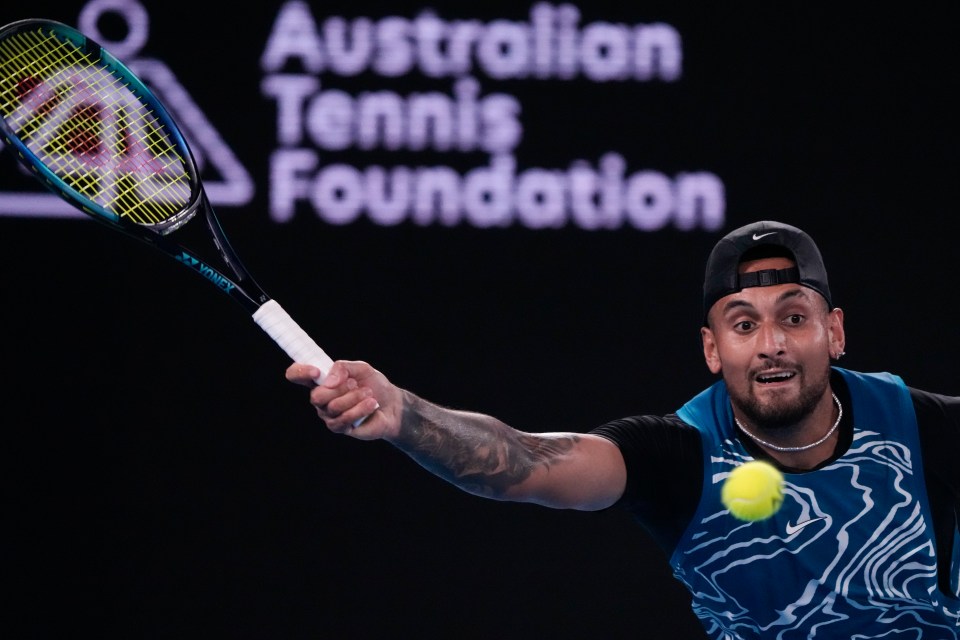Nick Kyrgios has pulled an injury after suffering a foot injury
