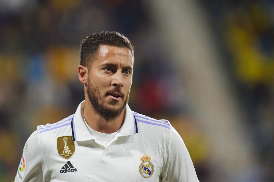 Real Madrid's highest earner Eden Hazard has struggled since leaving Chelsea in 2019