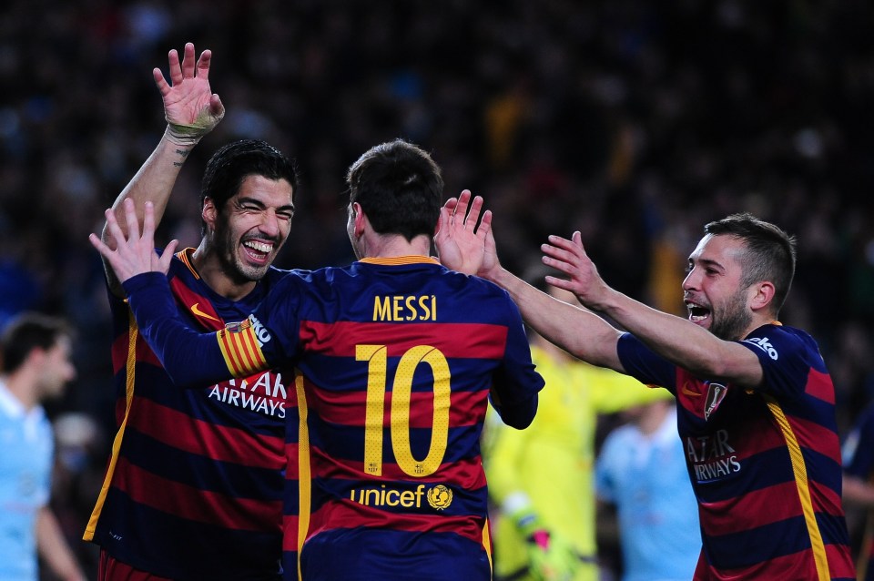 Luis Suarez and Jordi Alba have also been earmarked as targets