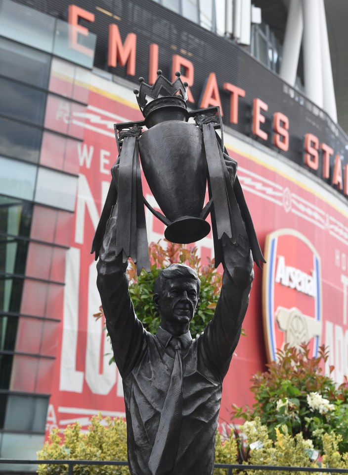 Arsenal have unveiled a statue of Arsene Wenger