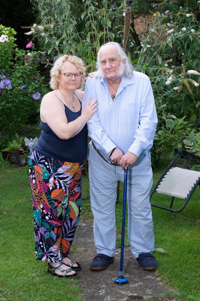 Pete Perry, with wife Nikki, said: 'The closures are devastating for me and other OAPs'
