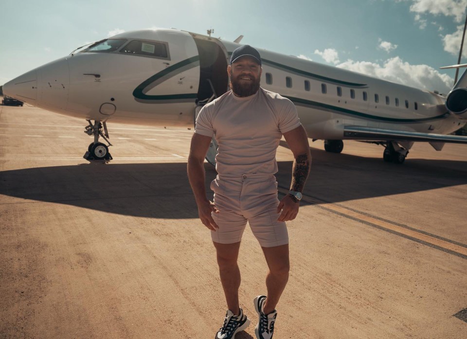 Conor McGregor has been soaring the skies on private jets for years