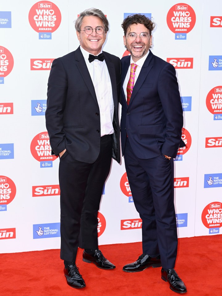 The TV favourites attended The Sun's Who Cares Wins Awards