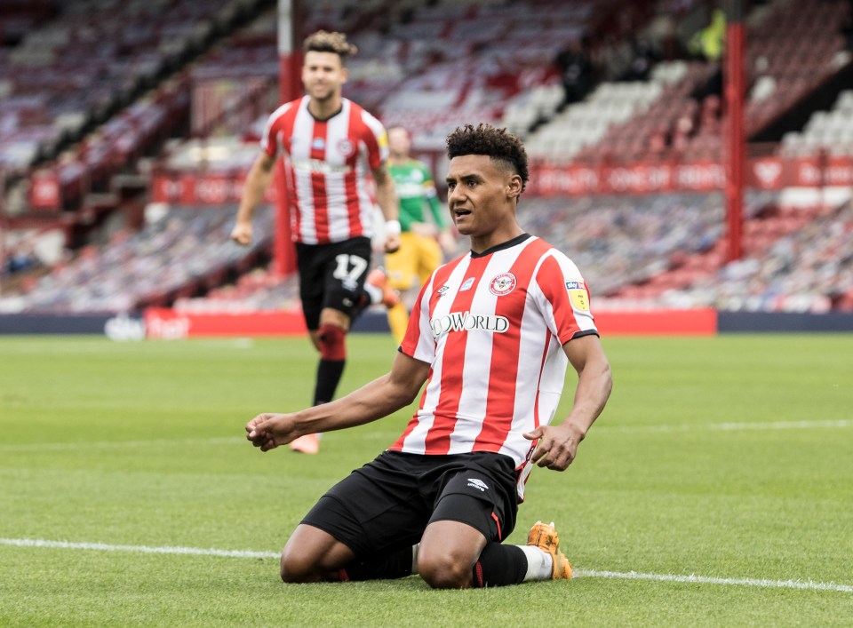 Ollie Watkins scored goals for fun at Brentford
