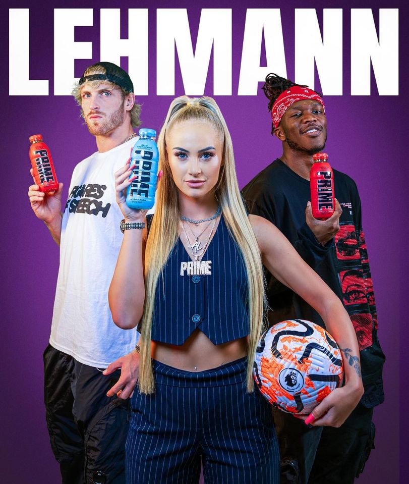 a group of people standing in front of a sign that says lehmann