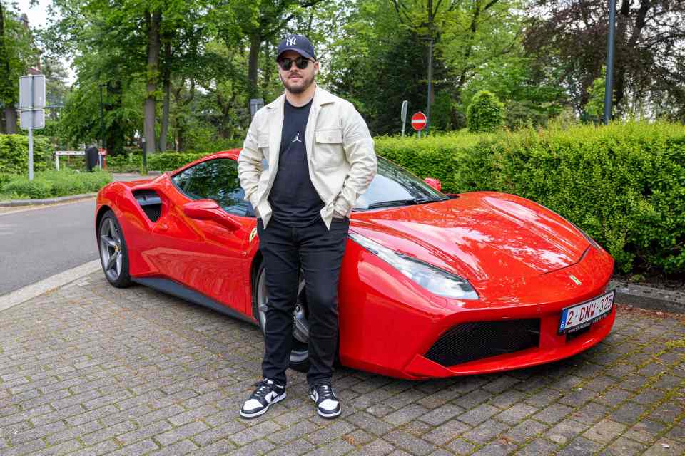 He has splashed out on several supercars