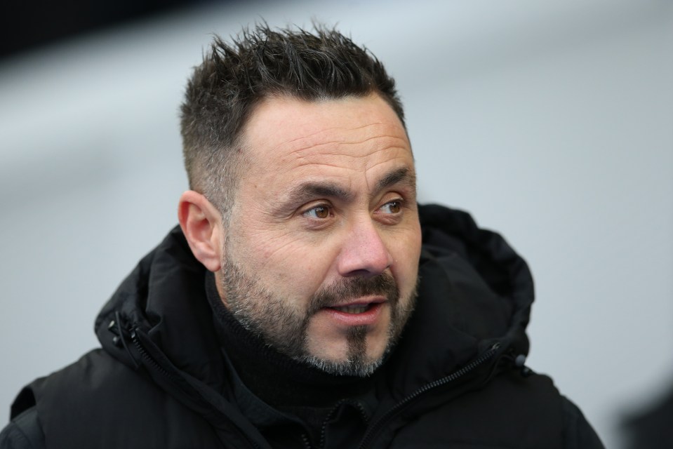 Roberto De Zerbi slammed referees in England in a furious rant