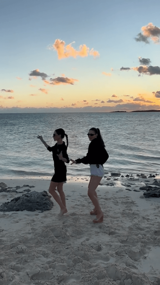 Victoria Beckham and Nicola Peltz danced together on the beach
